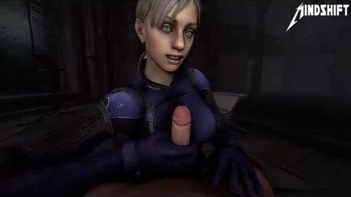 Resident Evil порно: Джилл Валентайн секс устраивает только с парнем